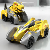 Transform Your Playtime with the 2-in-1 Transforming Dinosaur Car: A Dynamic Deformation Toy for Boys 14+
