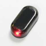 Solar-Powered USB LED Imitation Car Security Light - Wireless Anti-Theft Warning Lamp