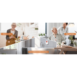 Wireless Caregiver Pager with 2 SOS Buttons (Up to 300mtrs range)