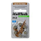 Hearing Aid Batteries (Box of 60 Batteries)