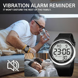 Hearkent Atomic Watch with Vibrating 8 Alarms