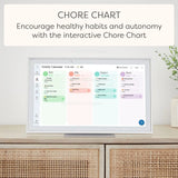 Customizable White Android Digital Calendar and Chore Chart