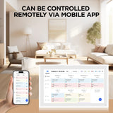 Customizable White Android Digital Calendar and Chore Chart