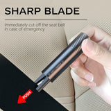 Emergency Rescue Tool: Essential 2-in-1 Car Glass Breaker and Seatbelt Cutter with Durable Tungsten Steel Hammer