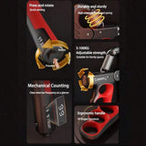 Premium Adjustable Grip Strengthener for Hand and Wrist - Enhance Muscle Recovery with 5-150Kg Resistance Levels