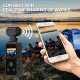 DIXSG  4K 1080P WiFi Full HD Mini Camcorder with 270° Rotation and Waterproof Case for Outdoor Sports Documentation