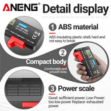 ANENG BT-168 PRO Digital Battery Tester: Accurate Capacity Assessment for AAA, AA, C, D, 9V, and Button Cells