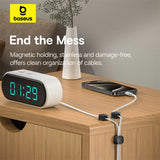 Magnetic Cable Organizer with Adjustable Cord Management