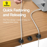 Magnetic Cable Organizer with Adjustable Cord Management