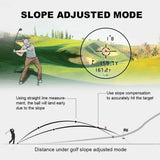 Advanced 600M Golf Laser Rangefinder with Slope Compensation and Flagpole Lock - USB Rechargeable Precision Tool for Golf Enthusiasts