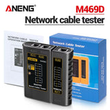 M469D Professional Network Cable Tester for RJ45, RJ11, RJ12, CAT5, and UTP - Essential Tool for Cable Diagnostics and Repair