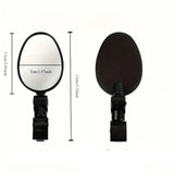 Acrylic Convex Bicycle Handlebar Mirrors (1pc or 2pcs)