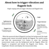 Advanced 600M Golf Laser Rangefinder with Slope Compensation and Flagpole Lock - USB Rechargeable Precision Tool for Golf Enthusiasts