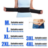 Adjustable Heated Waist Belt Brace (different sizes available)