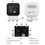 Air Quality Monitor – Real-Time Formaldehyde & TVOC Tester