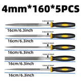 Alloy Steel Precision File Set (5pcs) (2 sizes available)