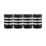 Aluminium Tire Valve Stem Caps (4Pcs) (different colours available)