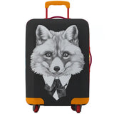 Animal Print Elastic Luggage Cover (18–32″)