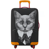Animal Print Elastic Luggage Cover (18–32″)