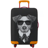 Animal Print Elastic Luggage Cover (18–32″)