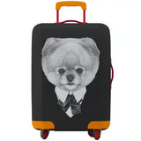 Animal Print Elastic Luggage Cover (18–32″)
