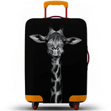 Animal Print Elastic Luggage Cover (18–32″)