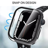 Protective Case for Apple Watch Series 7 (41mm) (Black)