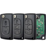 Flip Remote Car Key HU83 VA2 for Citroen C2–C6 & Peugeot 207–807