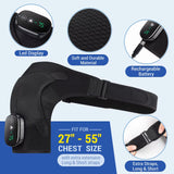 Electric Shoulder Massager with Heating and Vibration for Ultimate Relaxation and Comfort