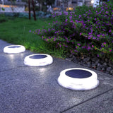Premium Outdoor Waterproof LED Solar Lawn Lights - Elegant Buried Street Lamps for Gardens and Villas in Warm White