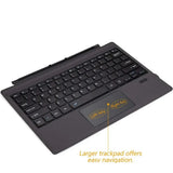 Backlit Bluetooth Keyboard Type Cover for Microsoft Surface Pro 3–7+ (12.3") & Pro 8–11/X (13")