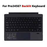 Backlit Bluetooth Keyboard Type Cover for Microsoft Surface Pro 3–7+ (12.3") & Pro 8–11/X (13")