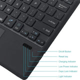 Backlit Bluetooth Keyboard Type Cover for Microsoft Surface Pro 3–7+ (12.3") & Pro 8–11/X (13")