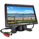 Backup Reverse Camera with 7" LCD Monitor – Easy Install 12V/24V CVBS