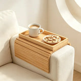 Bamboo Sofa Armrest Storage Rack