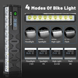 10000-Lumen Bicycle Front Light (Rechargeable)