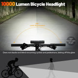 10000-Lumen Bicycle Front Light (Rechargeable)