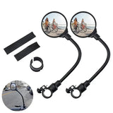 360° Adjustable Bicycle Rearview Mirrors