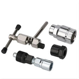 Bicycle Repair Tool Set with Chain Breaker, Spoke Wrench, Bottom Bracket & Freewheel Removal Tools