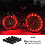 Bicycle Wheel Spoke & Valve Lights