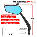 Bike Rear View Mirror 360° Adjustable (different models available)