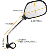 Bike Rearview Mirror 360° Adjustable with Reflector