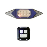 Wireless Remote-Controlled Bicycle Smart Taillight with Turn Signals (USB Rechargeable)