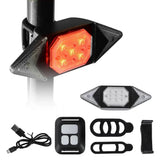 Wireless Remote-Controlled Bicycle Smart Taillight with Turn Signals (USB Rechargeable)