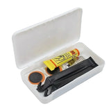 Bicycle Tyre Repair Kit with Glue Patches, Sandpaper, Tire Levers & A Portable Case
