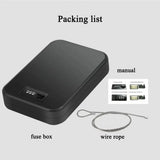 Biometric Safe Box – Mini Fingerprint & Password Vault
