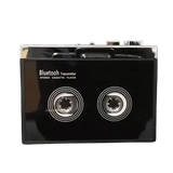 Black Cassette Tape Player with Bluetooth
