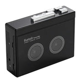 Black Cassette Tape Player with Bluetooth