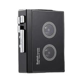 Black Cassette Tape Player with Bluetooth