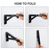 Black Folding Table Brackets for RV & Camper (2PCS)